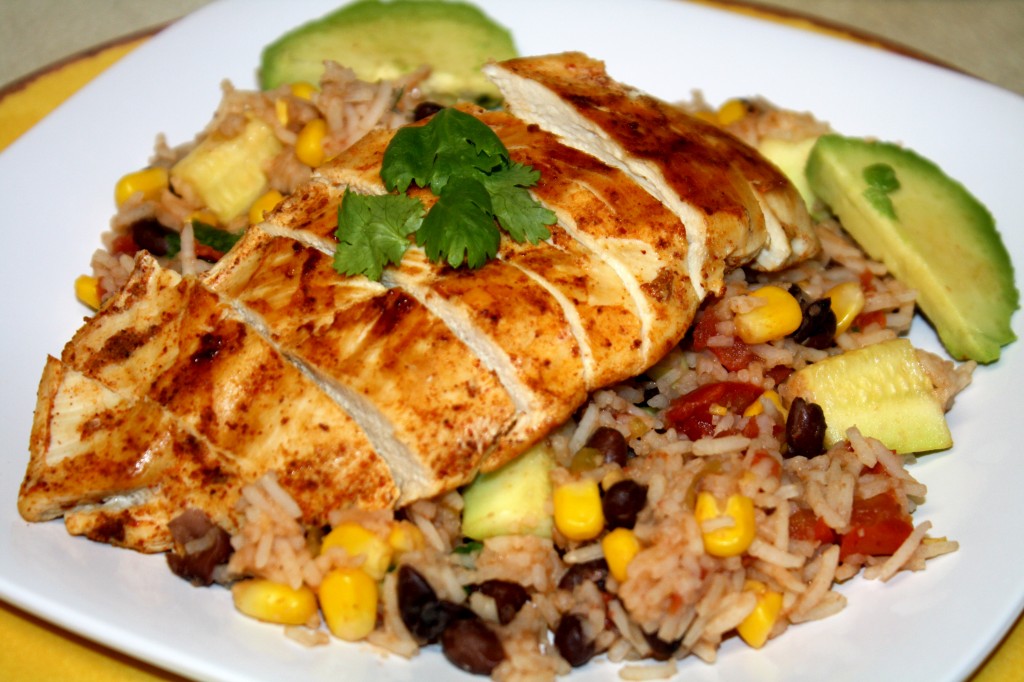 Spicy Grilled Chicken With Baja Black Beans And Rice The Quotable Kitchen